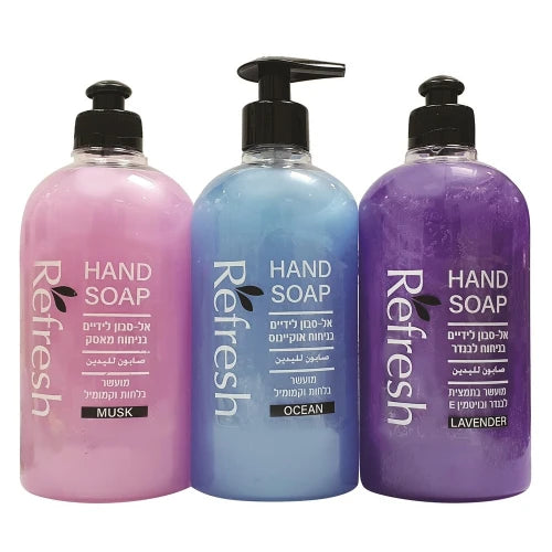 שלישיית סבון ידיים נוזלי ריפרש Refresh