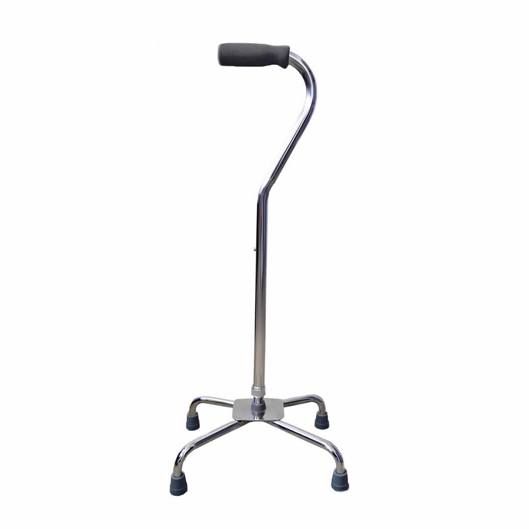 מקל הליכה 4 רגל טלסקופי רחב