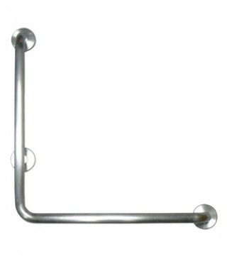 ידית אחיזה מעקה בצורת L מנירוסטה לחדר השירותים