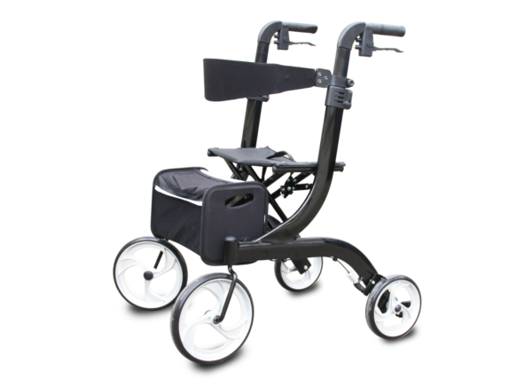 רולטור אלומיניום מתקפל 4 גלגלים צבע שחור דגם נירו