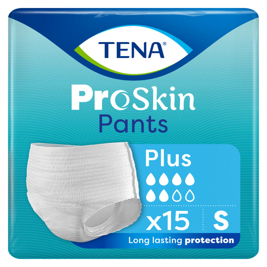 TENA תחתון סופג למבוגרים טנה פלוס 15 יחידות S