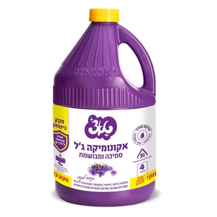 טאצ' ג'ל אקונומיקה סמיכה ריח לבנדר 4 ליטר