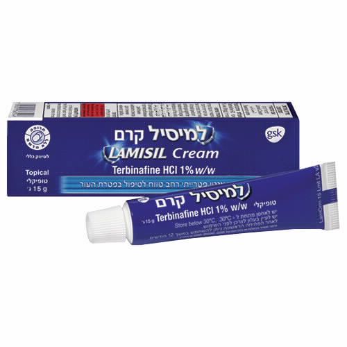 למיסיל קרם לטיפול בפטרת 15 גרם Lamisil
