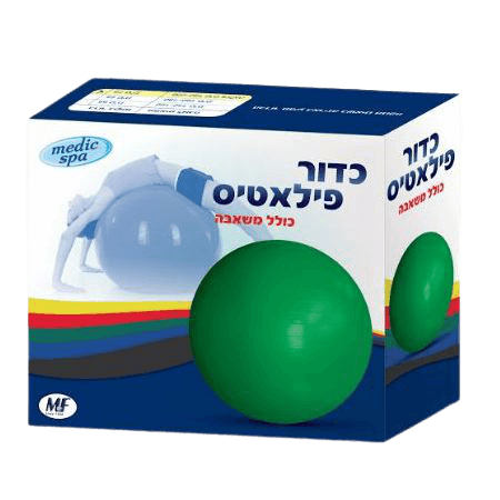 מדיק ספא כדור פילאטיס 85 ס"מ לחיזוק הגוף וחיזוק הגמישות כולל משאבה - MEDIC SPA