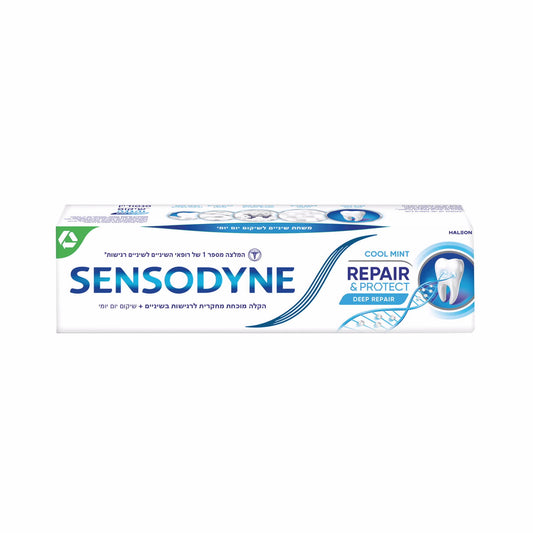SENSODYNE משחת שיניים סנסודיין לשיקום והגנה