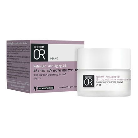 RETIN-OR קרם עיניים אנטי אייג'ינג לעור בוגר +45 SPF15 ד"ר עור