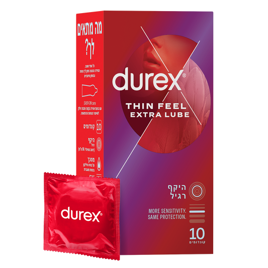 דורקס קונדומים  Thin Feel Extra Lube