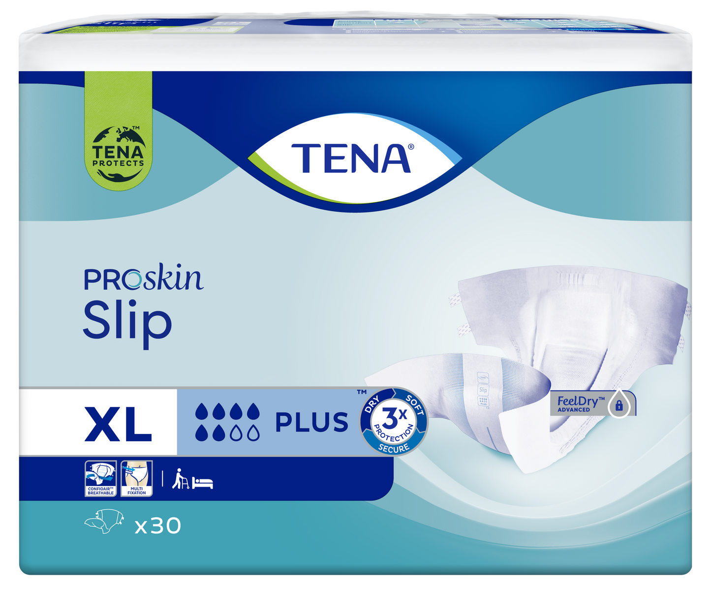 TENA חיתולים למבוגרים טנה סליפ פלוס XL