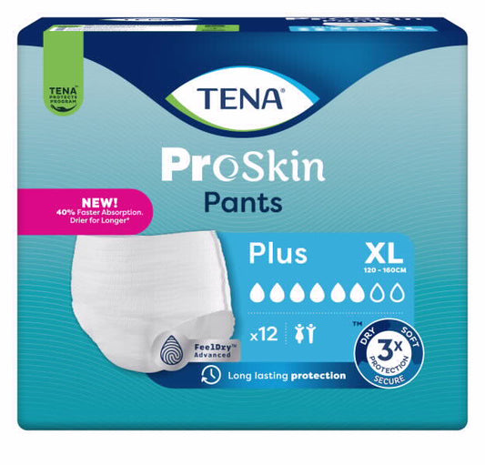 TENA תחתון פלוס 12 י"ח XL