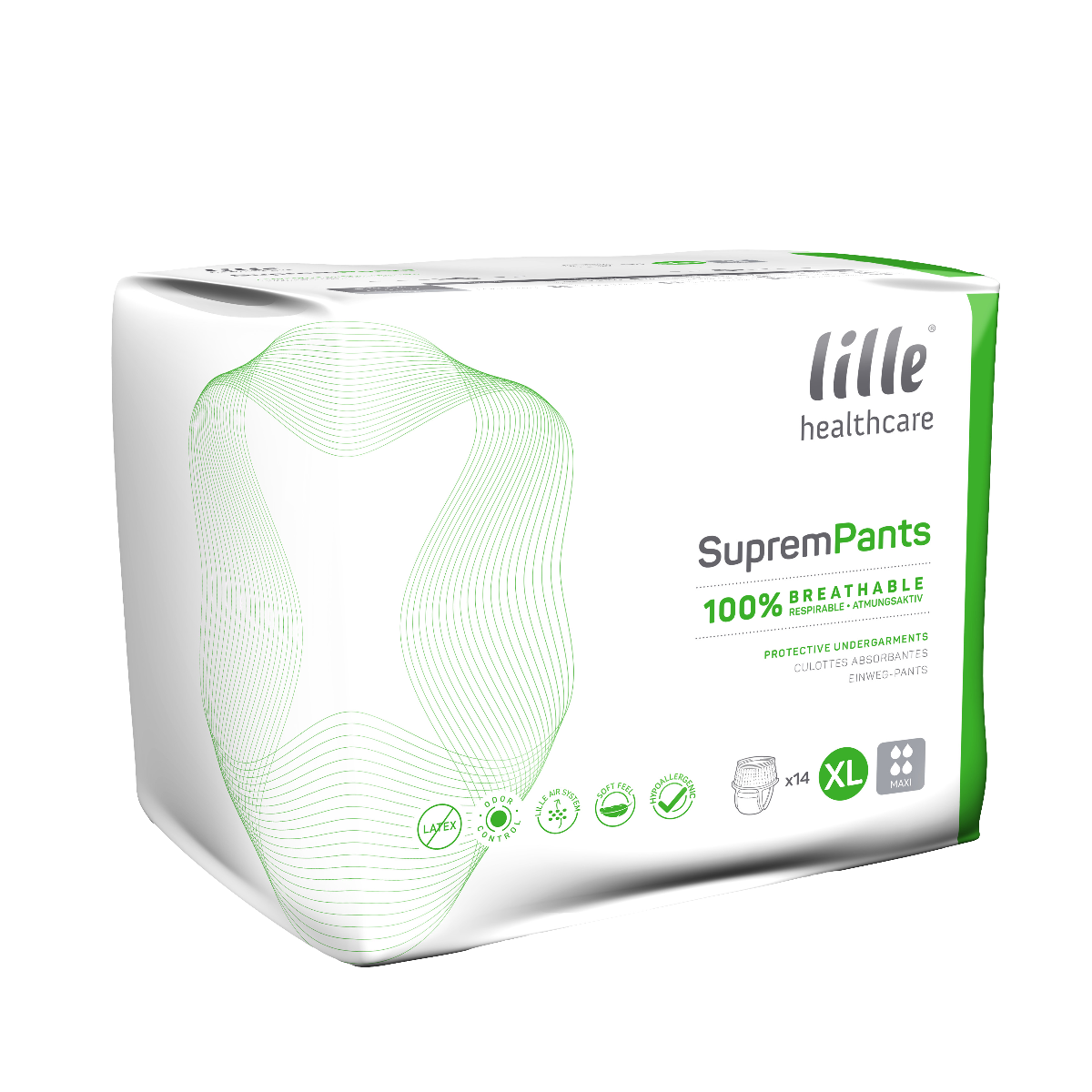 תחתוני מגן סופגים למבוגרים ליל מקסי מידה XL - Lille