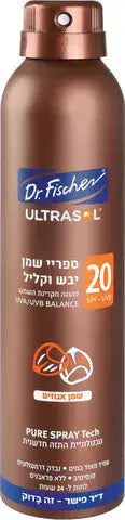 ספריי שמן יבש וקליל SPF20 200 מ"ל