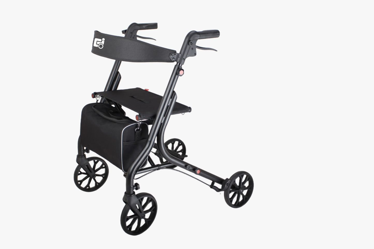 רולטור 4 גלגלים מתקפל עם מושב דגם Q צבע שחור