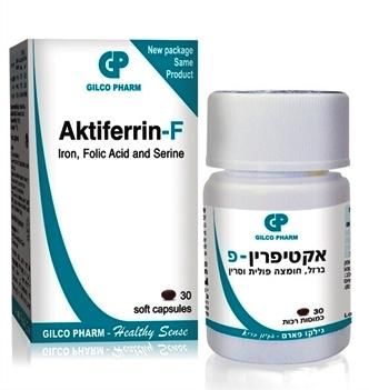 אקטיפרין פ Aktiferrin - F - GILCO PHARM