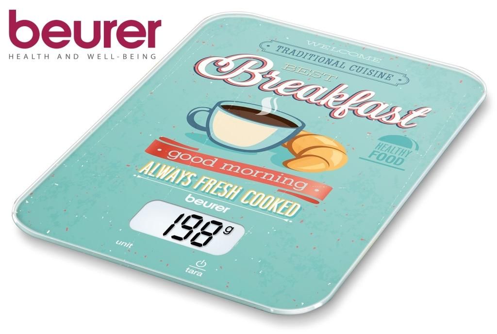 משקל מטבח מעוצב ארוחת בוקר beurer KS19 (