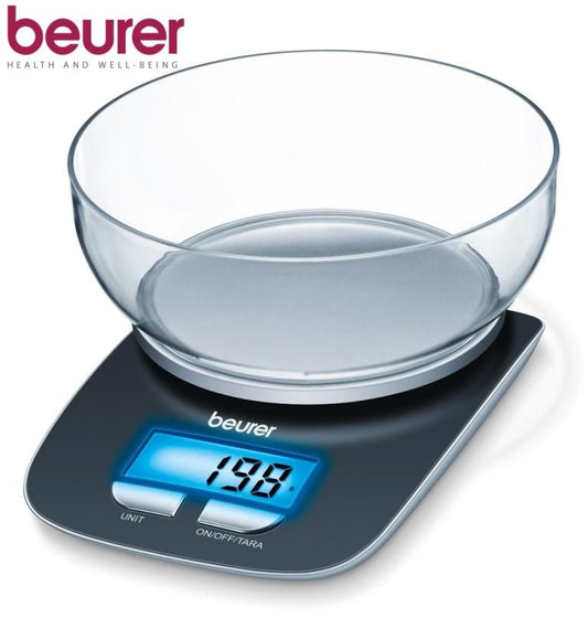 משקל מטבח קומפקטי עם קערה beurer KS25
