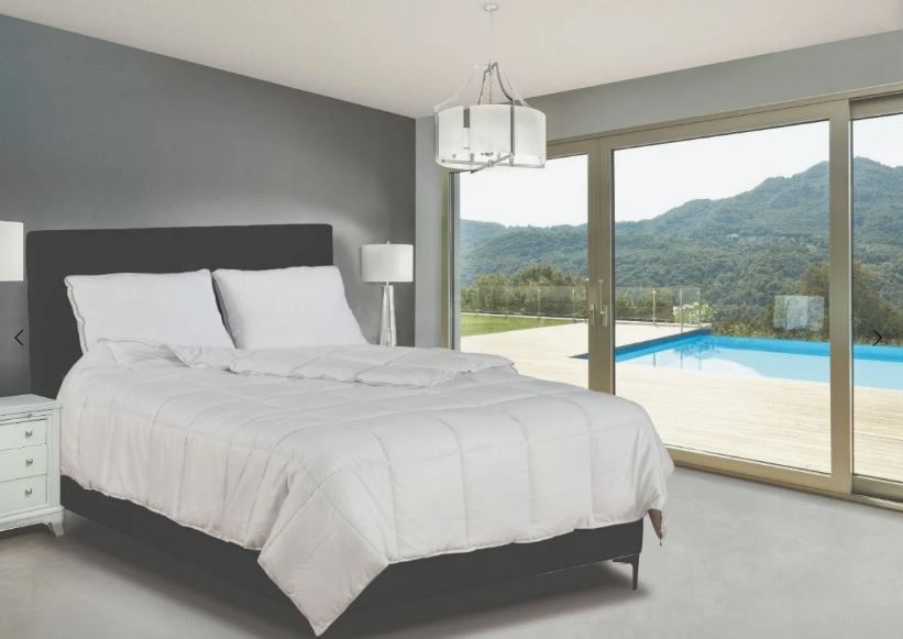 שמיכת חורף זוגית פוך סינטטי מפנקת ומחממת