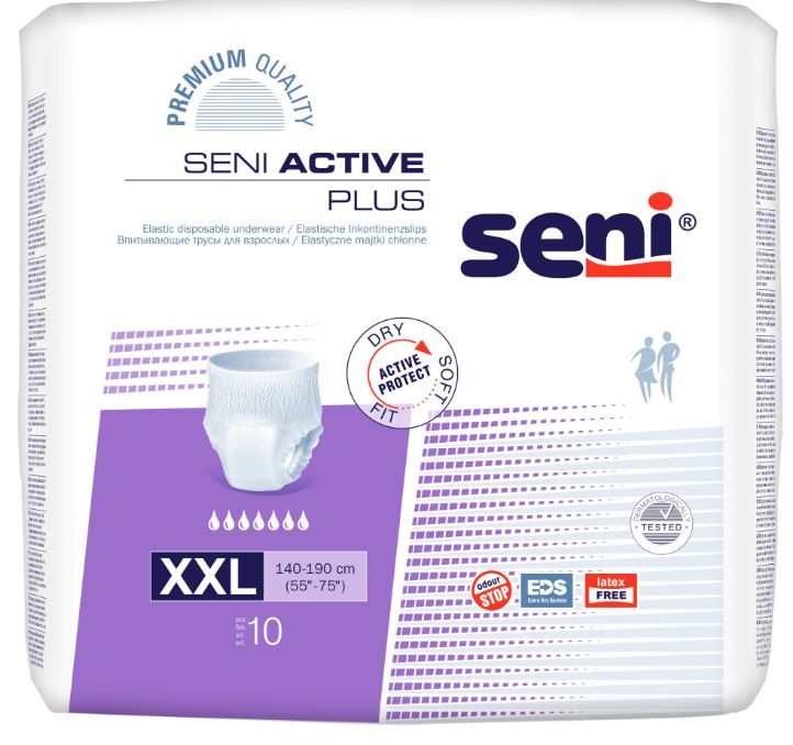 Seni אקטיב פלוס תחתונים לבריחת שתן XL