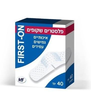פירסט און פלסטרים שקופים 40 יחידות