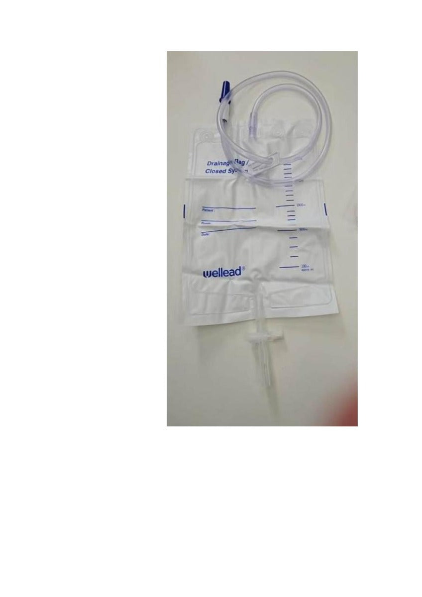 שקית שתן עם ברז 2 ליטר