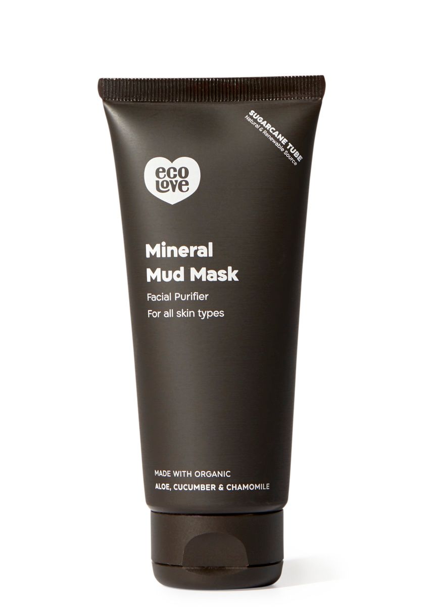 מסכת בוץ מינרלי לניקוי וטיהור עור הפנים ecoLove