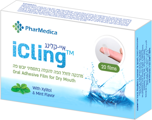 אייקלינג מדבקה ליובש בפה