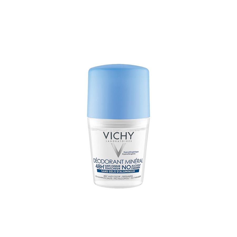 דאודורנט רול-און מינרלי לנטרול ריח הזיעה עד 48 שעות