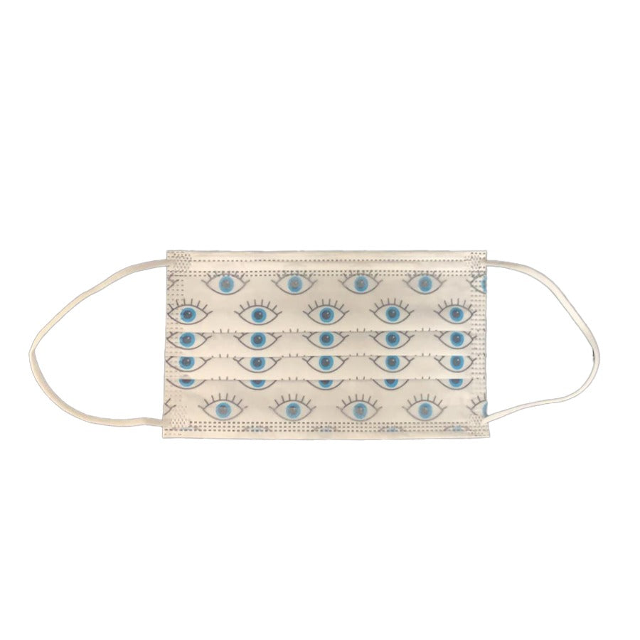 מארז מסיכות מעוצב עיניים 5 יחידות