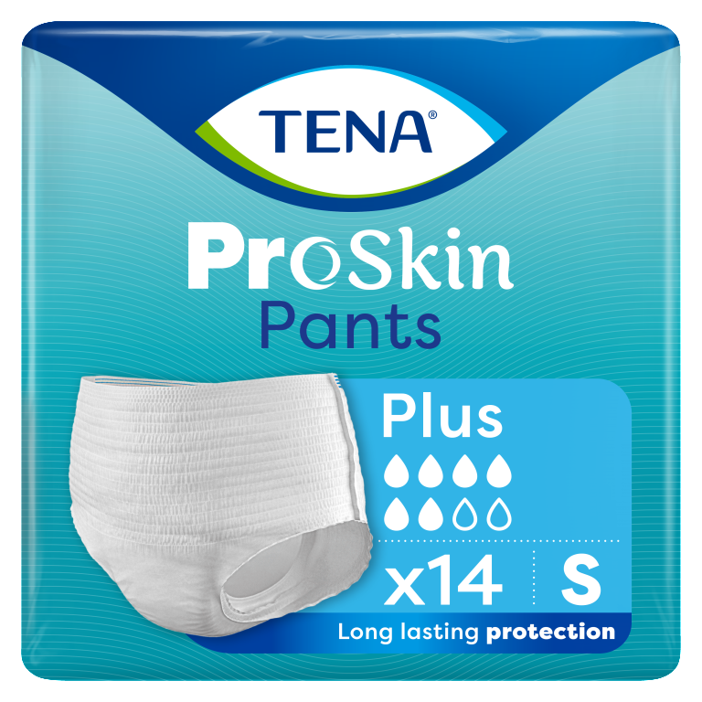 TENA תחתון סופג למבוגרים טנה פלוס 14 יחידות S