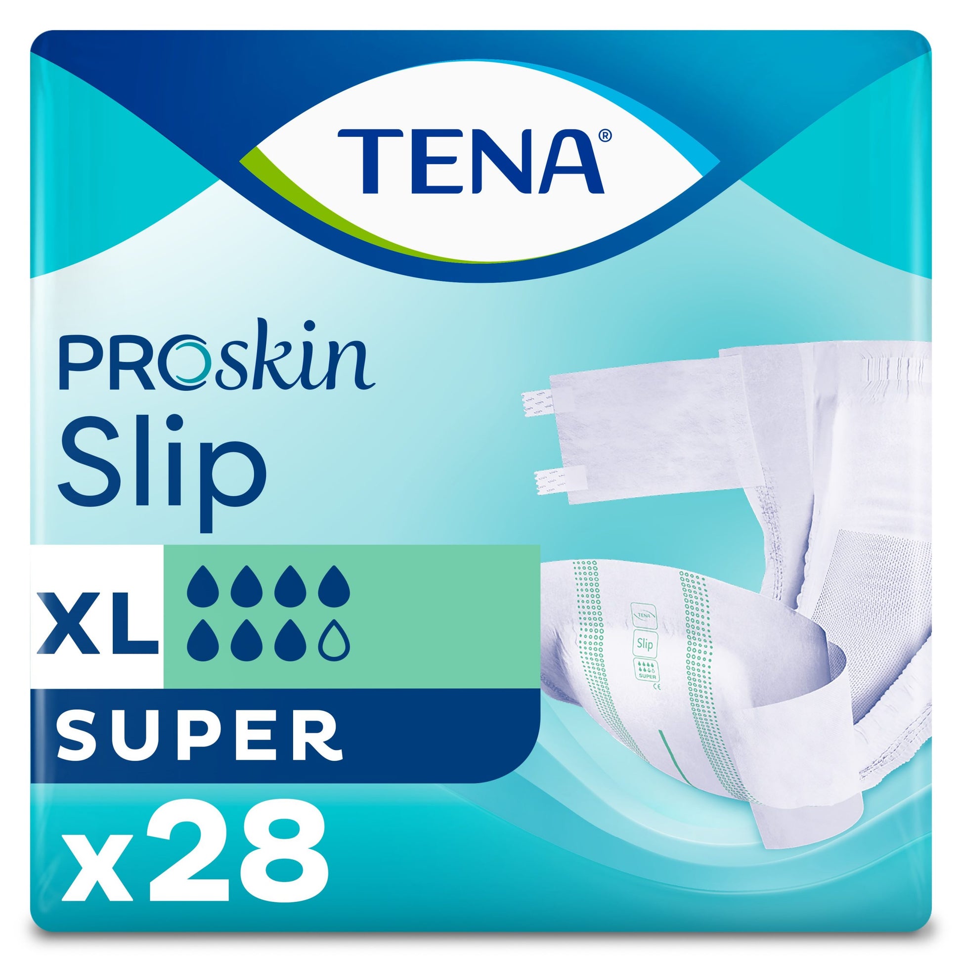 TENA חיתולים למבוגרים טנה סליפ סופר 28 יחידות XL