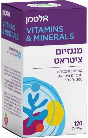 תוסף תזונה אלטמן מגנזיום ציטראט