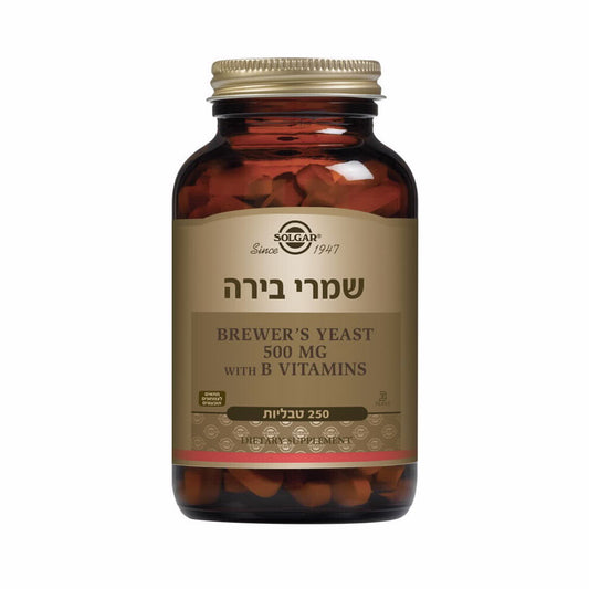 תוסף תזונה סולגאר שמרי בירה בתוספת B12