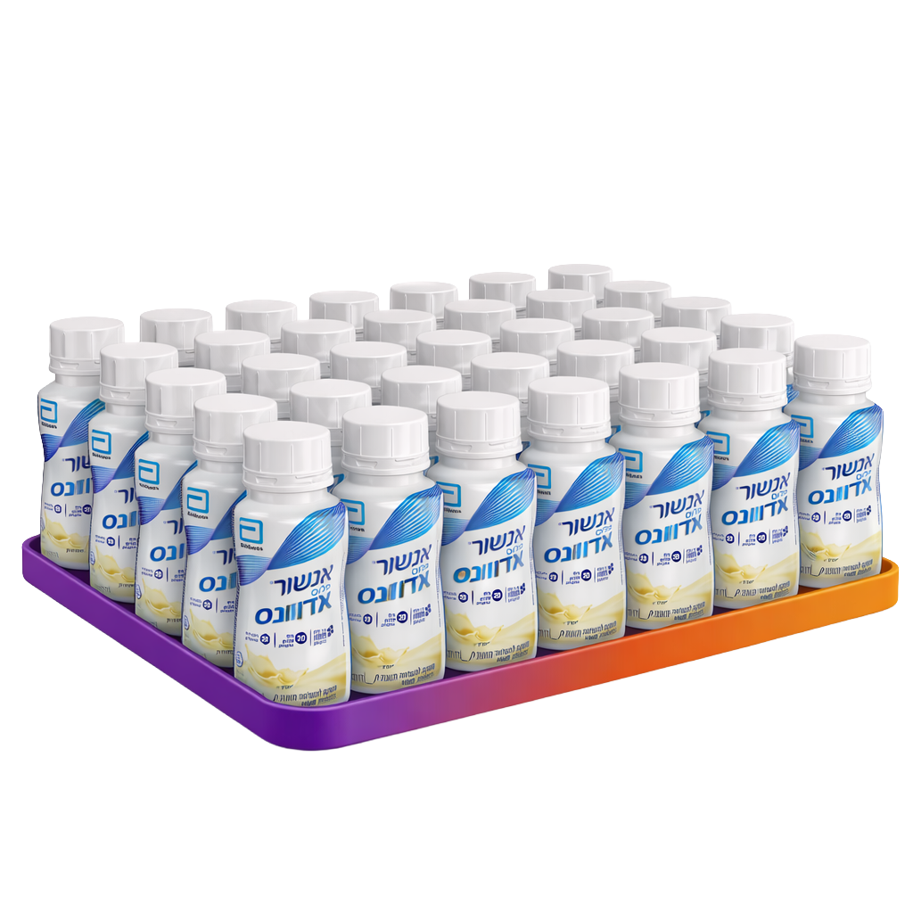 אנשור פלוס אדוונס בטעם בננה 30 יחידות Ensure 