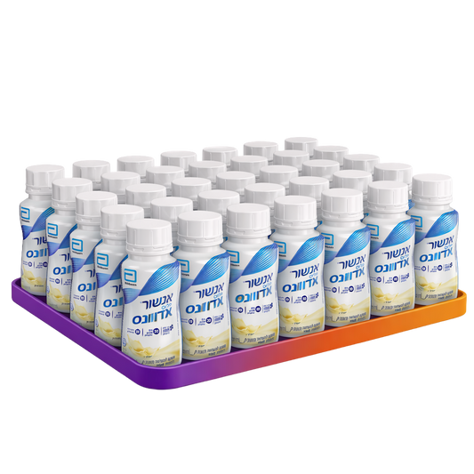 אנשור פלוס אדוונס בטעם בננה 30 יחידות Ensure 