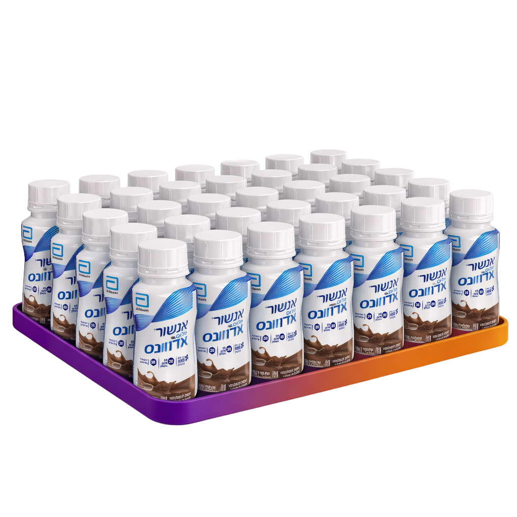 אנשור פלוס אדוונס בטעם שוקולד 30 יחידות Ensure