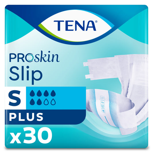 TENA חיתולים למבוגרים טנה סליפ פלוס 30 יחידות S