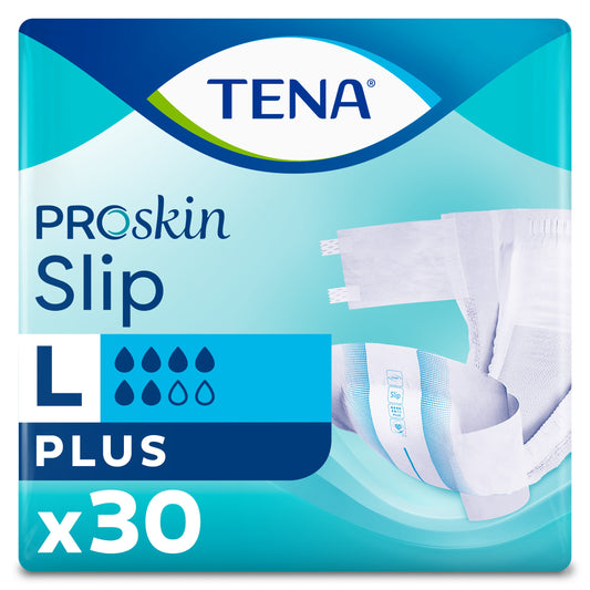 TENA חיתולים למבוגרים טנה סליפ פלוס 30 יחידות L