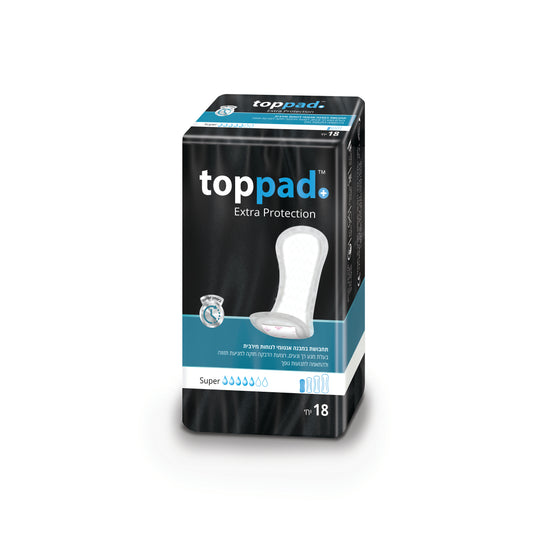 תחבושת טופ פד סופר 18 יחידות toppad