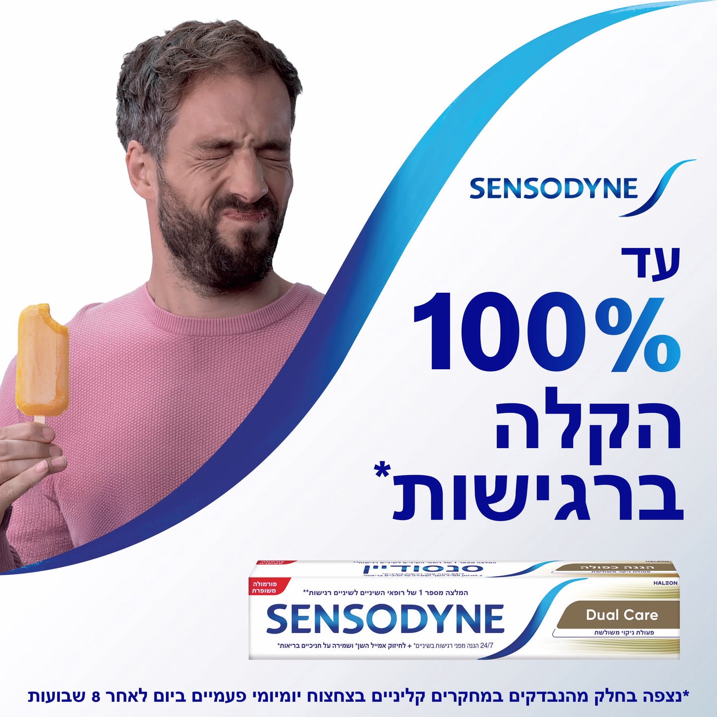 SENSODYNE משחת שיניים סנסודיין לשיניים רגישות