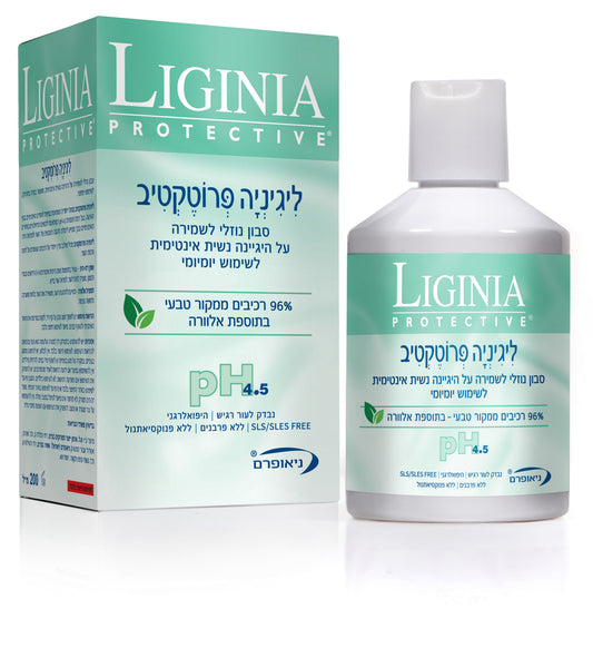 ליגיניה פרוטקטיב סבון אינטימי לנשים 200ml Liginia Protective