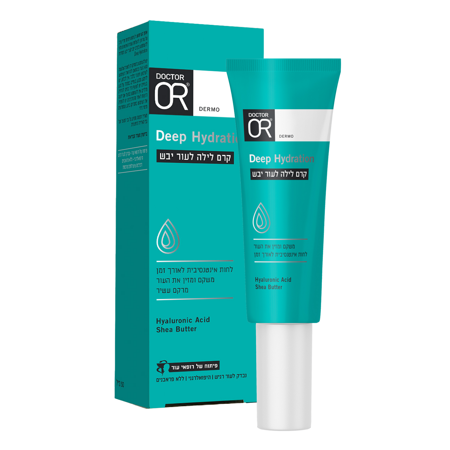 קרם לילה לעור יבש 50 מל DR OR DEEP HYDRATION