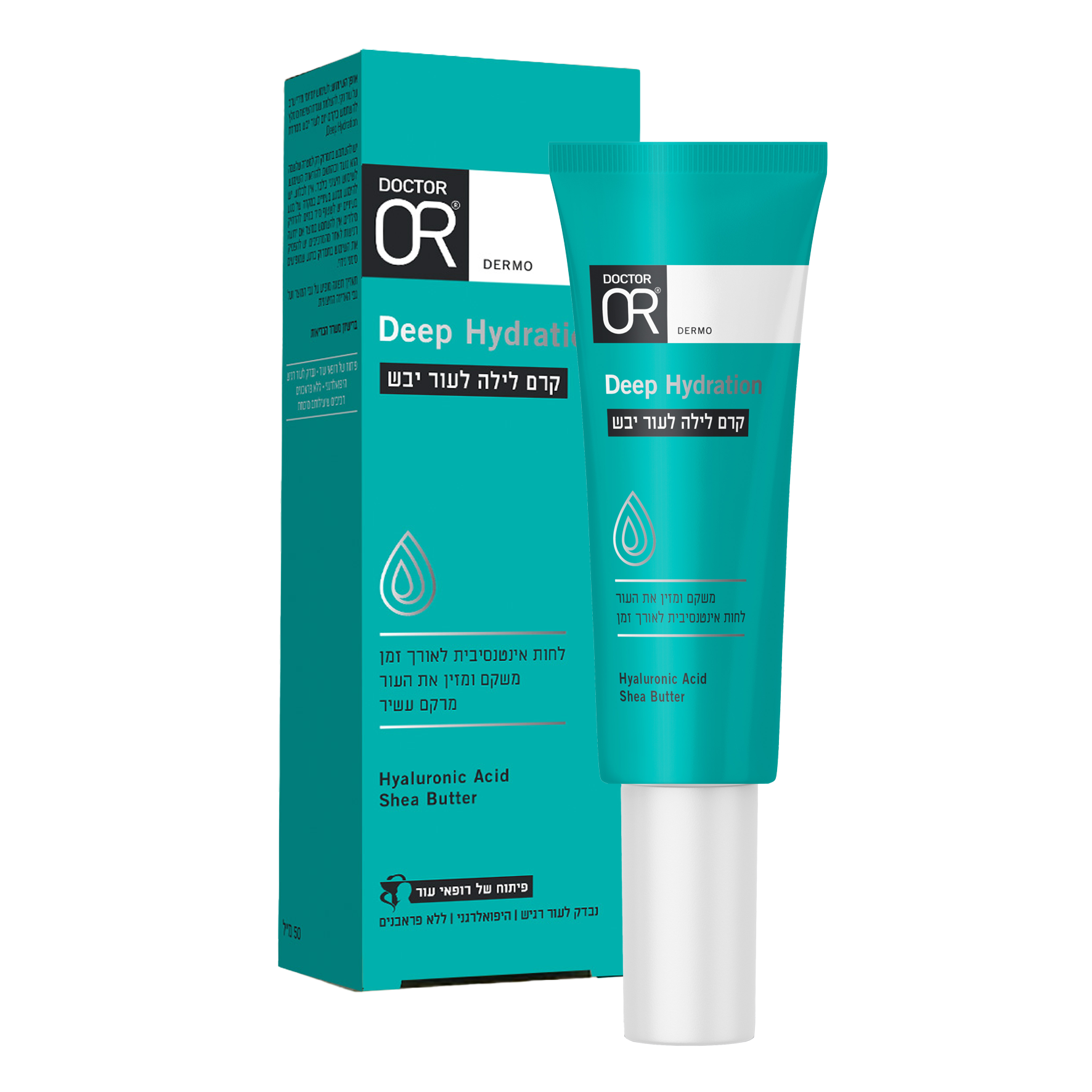 קרם לילה לעור יבש 50 מל DR OR DEEP HYDRATION