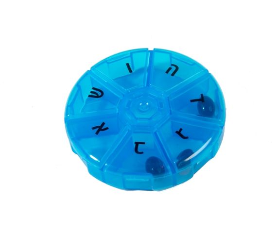 ערכת תרופות שבועית עגולה טאץ