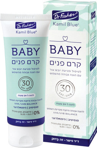 ד"ר פישר BABY סנסטיב קרם פנים לתינוק SPF30