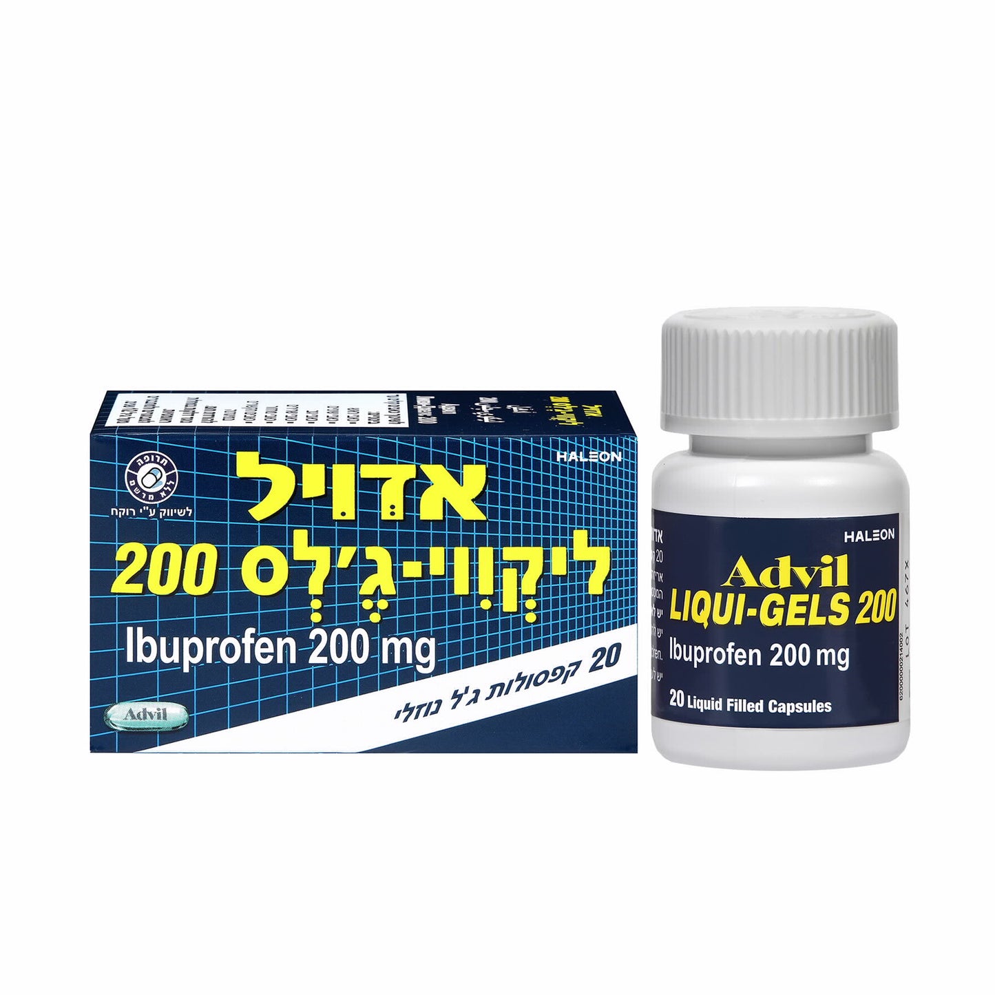 אדוויל ליקווי ג'לס 200 מ"ג 