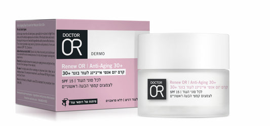 ריניו עור - קרם יום אנטי אייג ד"ר עור 50 מ"ל DR. OR