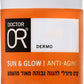 קרם הגנה מינרלי אנטי אייג'ינג DR OR SUN&GLOW