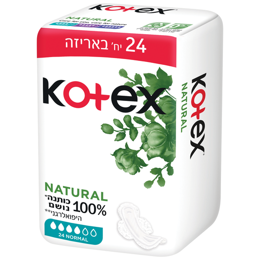 תחבושות קוטקס נטורל דואו נורמל 24*16