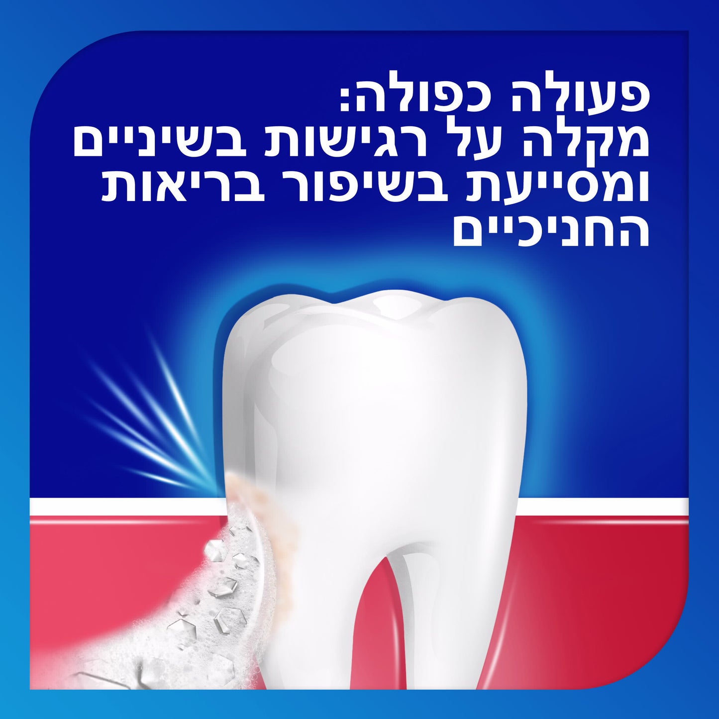 SENSODYNE משחת שיניים סנסודיין לרגישות וחניכיים