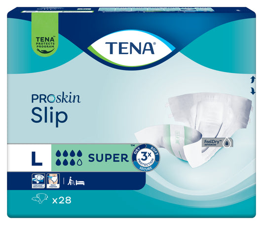 TENA חיתולים למבוגרים טנה סליפ סופר 28 יחידות L