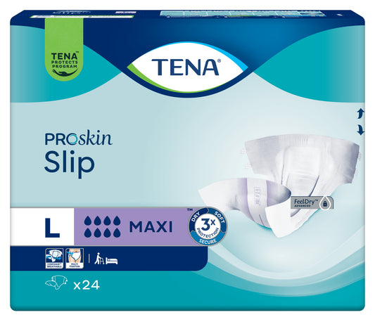 TENA חיתולים למבוגרים טנה סליפ מקסי 24 יחידות L